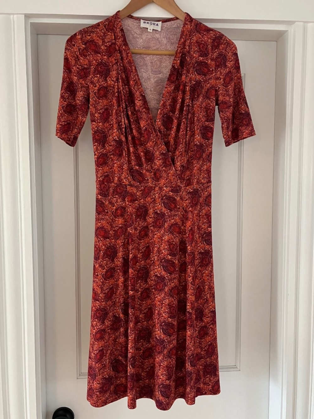 Brora Liberty Print Jersey Dress Size 8UK, 4US